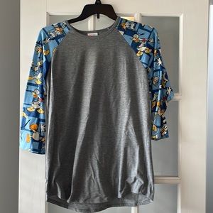 Lula Roe Donald Duck raglan